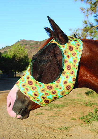 Prof Choice Comfort Fit Lycra Fly Mask - Prints
