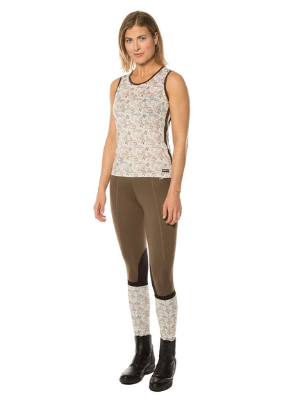 Kerrits Ladies Flow Rise Knee Patch Performance Tights