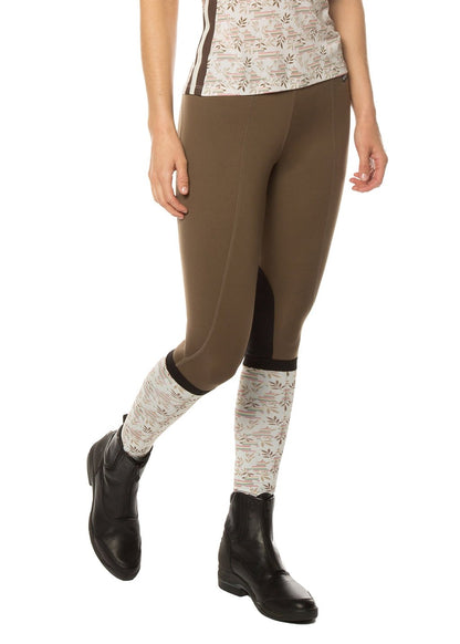 Kerrits Ladies Flow Rise Knee Patch Performance Tights