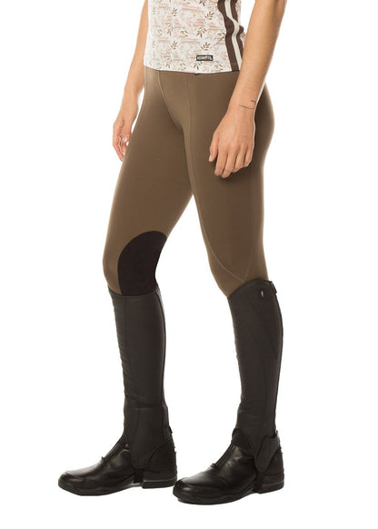 Kerrits Ladies Flow Rise Knee Patch Performance Tights