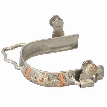 Weaver Ladies AP Chevron Floral Bumper Spurs- Sold in Pairs