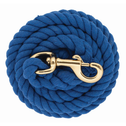 Weaver Leather 8' Cotton Lead Rope withBrass Plated 225 Snap