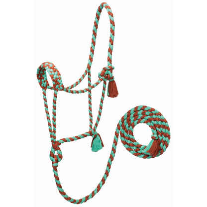 Weaver EcoLuxe Braided Rope Halter with 8' Lead