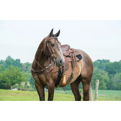 Weaver Leather Texas Star Multi-Concho Tapered BreastCollar
