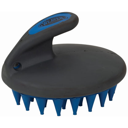 Weaver Leather Palm Held Coarse Curry withLarge Rubber Bristles