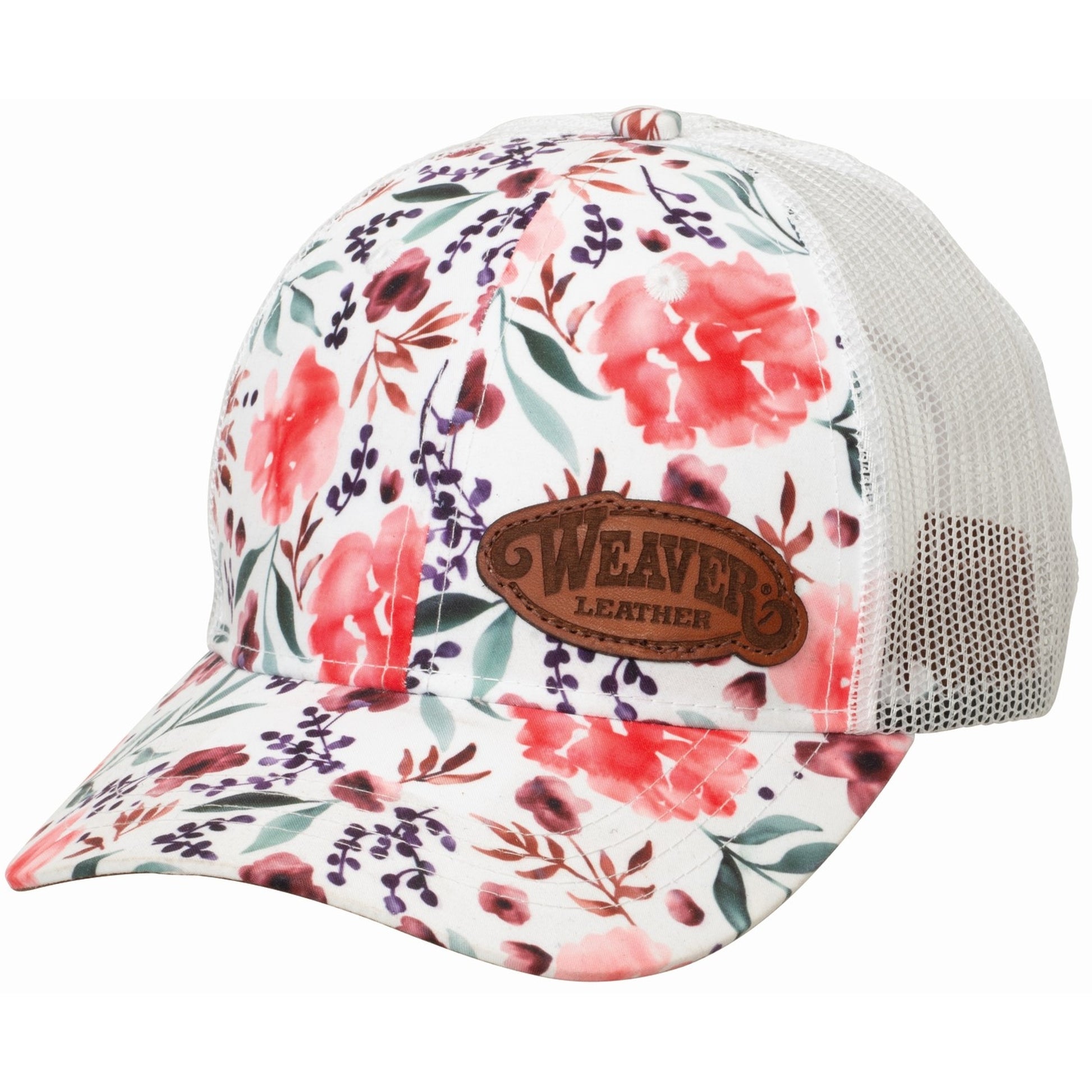 Weaver Leather FloralWatercolor Mesh Cap