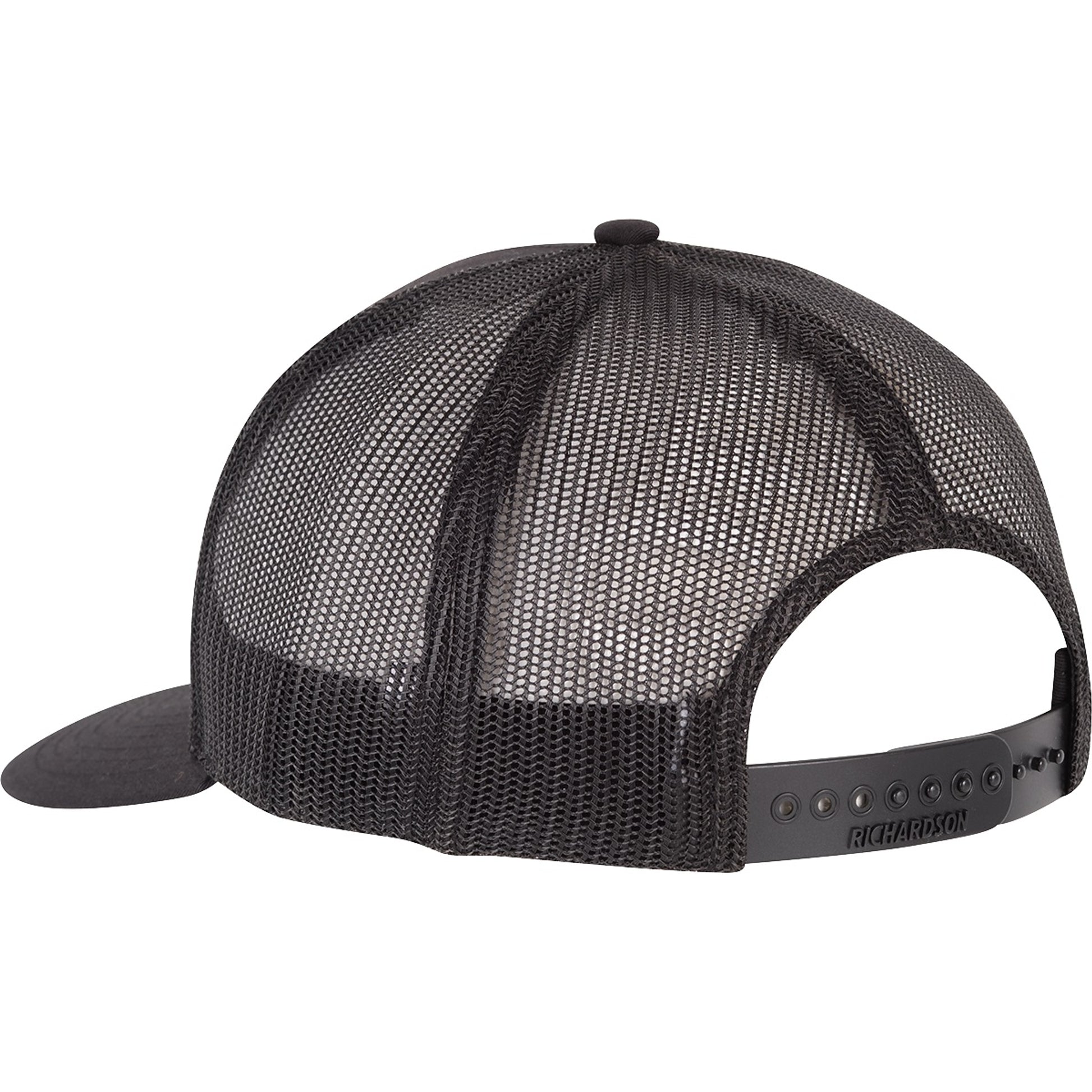 Classic Rope Mens Snapback Mesh Cap with Large 3D Embroidered Patch Logo