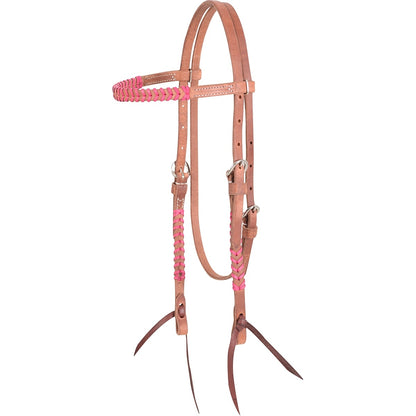 Martin Saddlery Colored Lace Browband Headstall