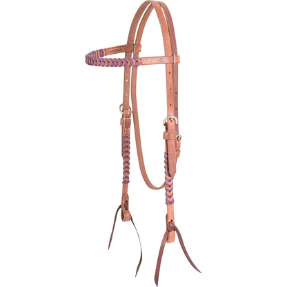 Martin Saddlery Colored Lace Browband Headstall