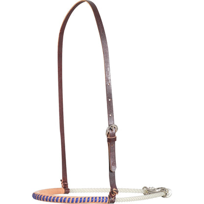 Martin Saddlery Single Rope Noseband with Leather Covered Lace