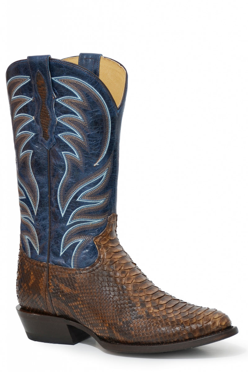 Roper Mens Python Square Toe Western Boots