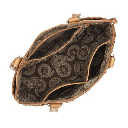 American West Harvest Moon Zip-Top Concealed Carry Bucket Tote
