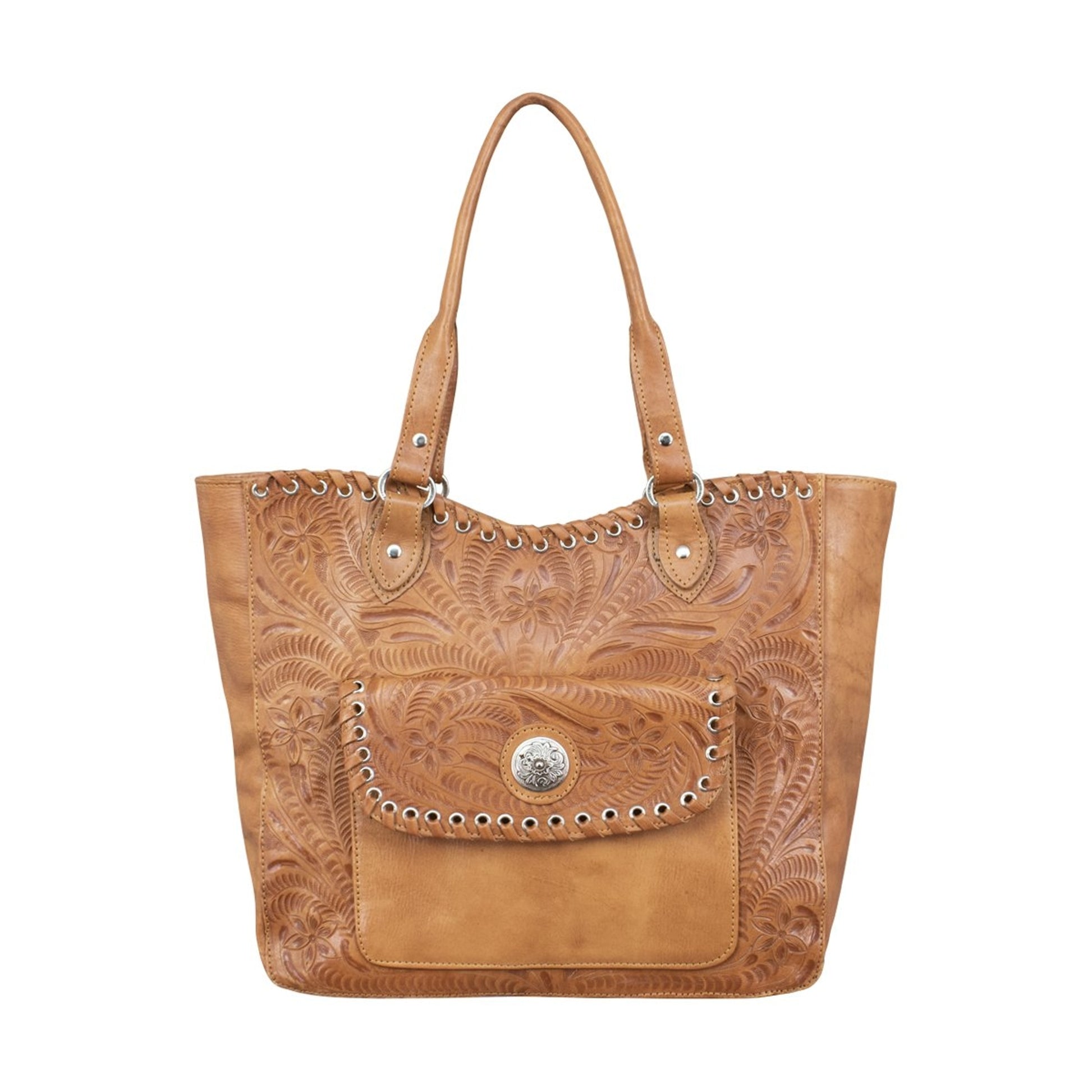 American West Harvest Moon Collection Large Conceal Carry Zip Top Tote