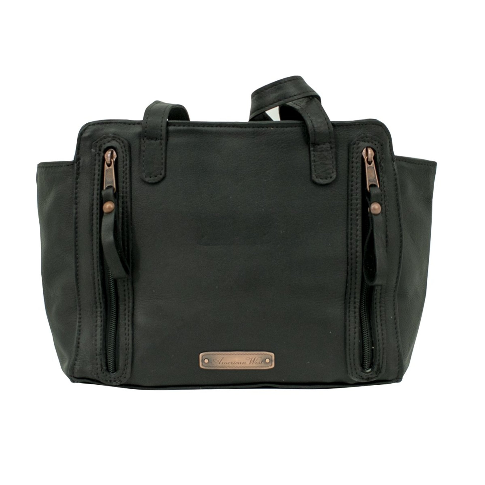 American West Midnight Copper Ultra Soft Conceal Carry Zip Top Tote