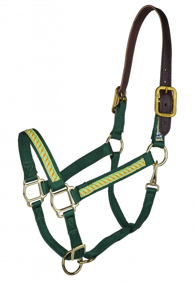 Perri's Ribbon Safety Halter - Made in the USA- Carrots