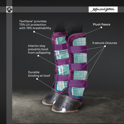 Kensington Protective Fly Boots with Fleece(Pair)