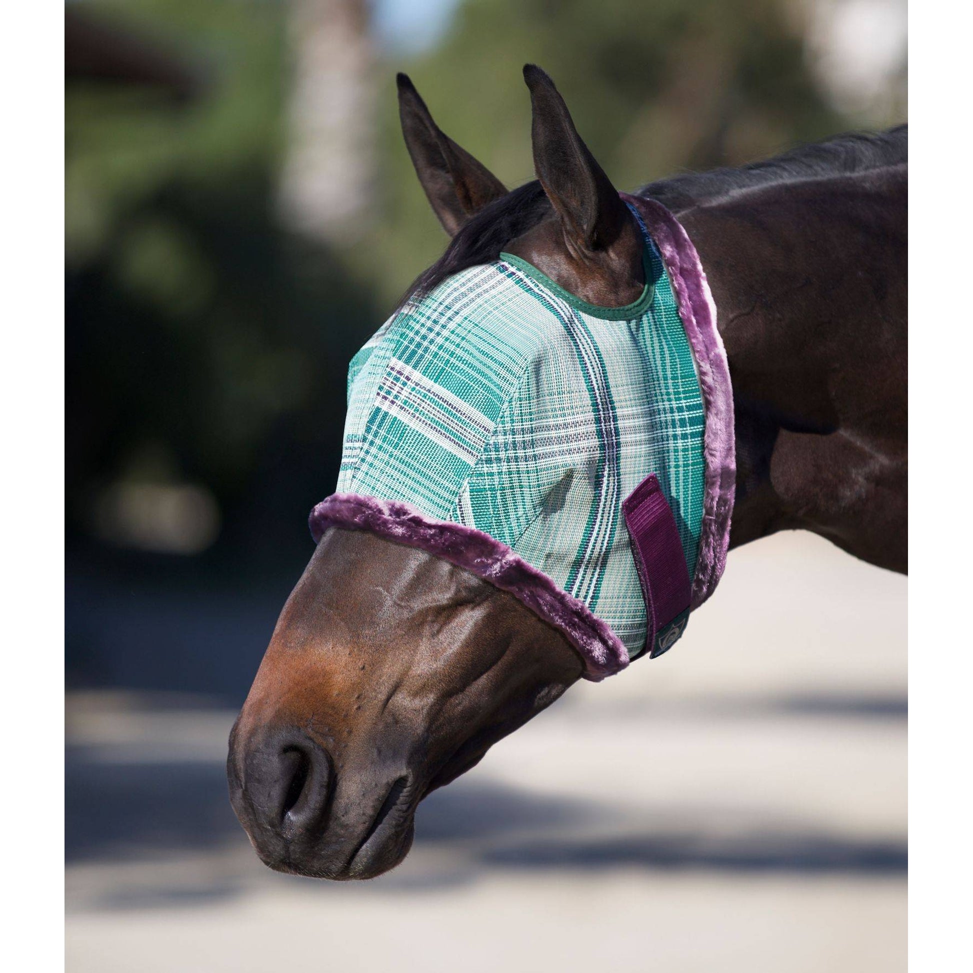 Kensington UV Fly Mask with Fleece Trim - Open Top