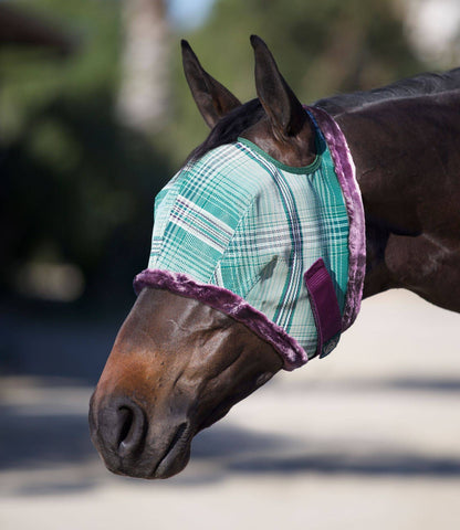 Kensington UV Fly Mask with Fleece Trim - Open Top