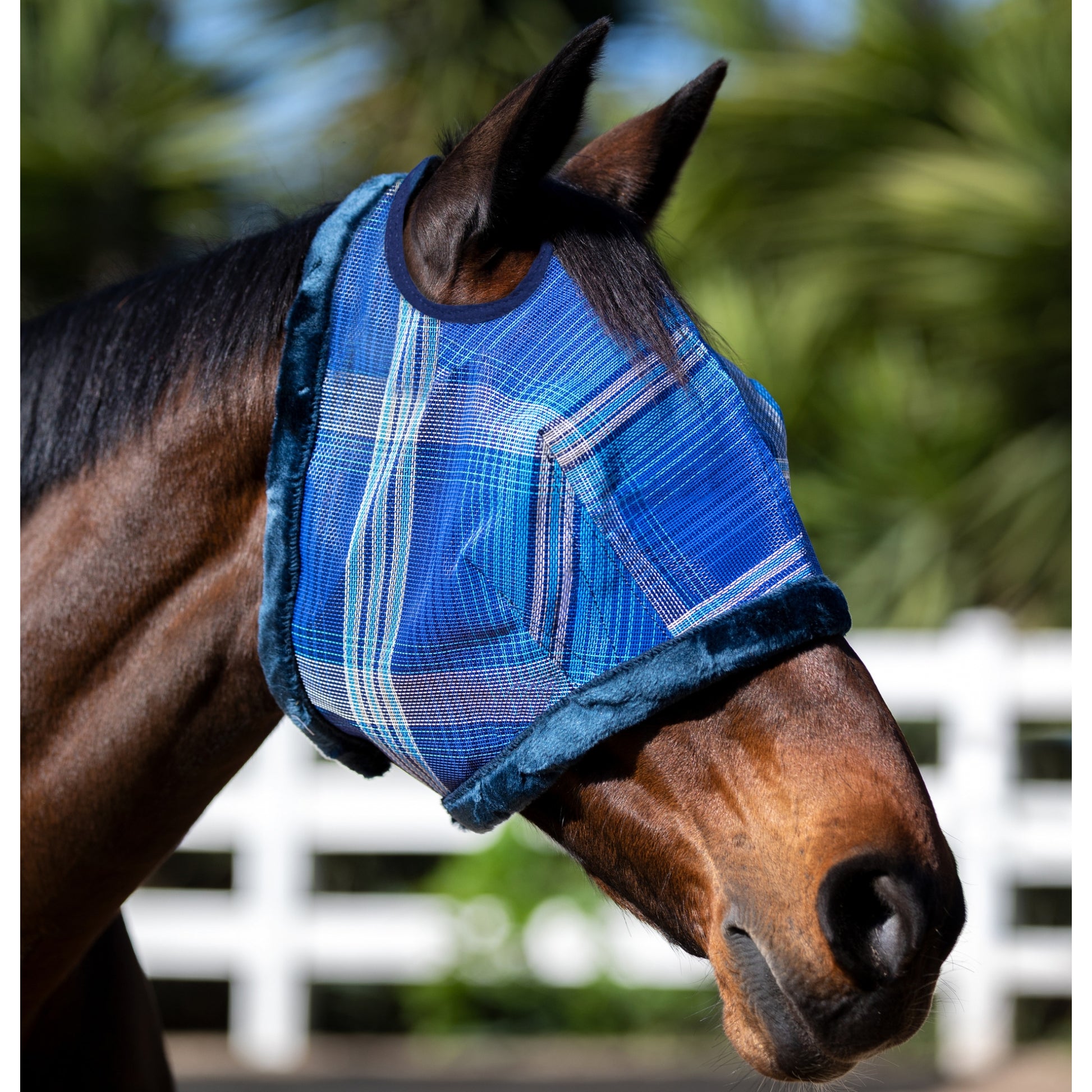Kensington UV Open Top Fly Mask with Fleece Trim