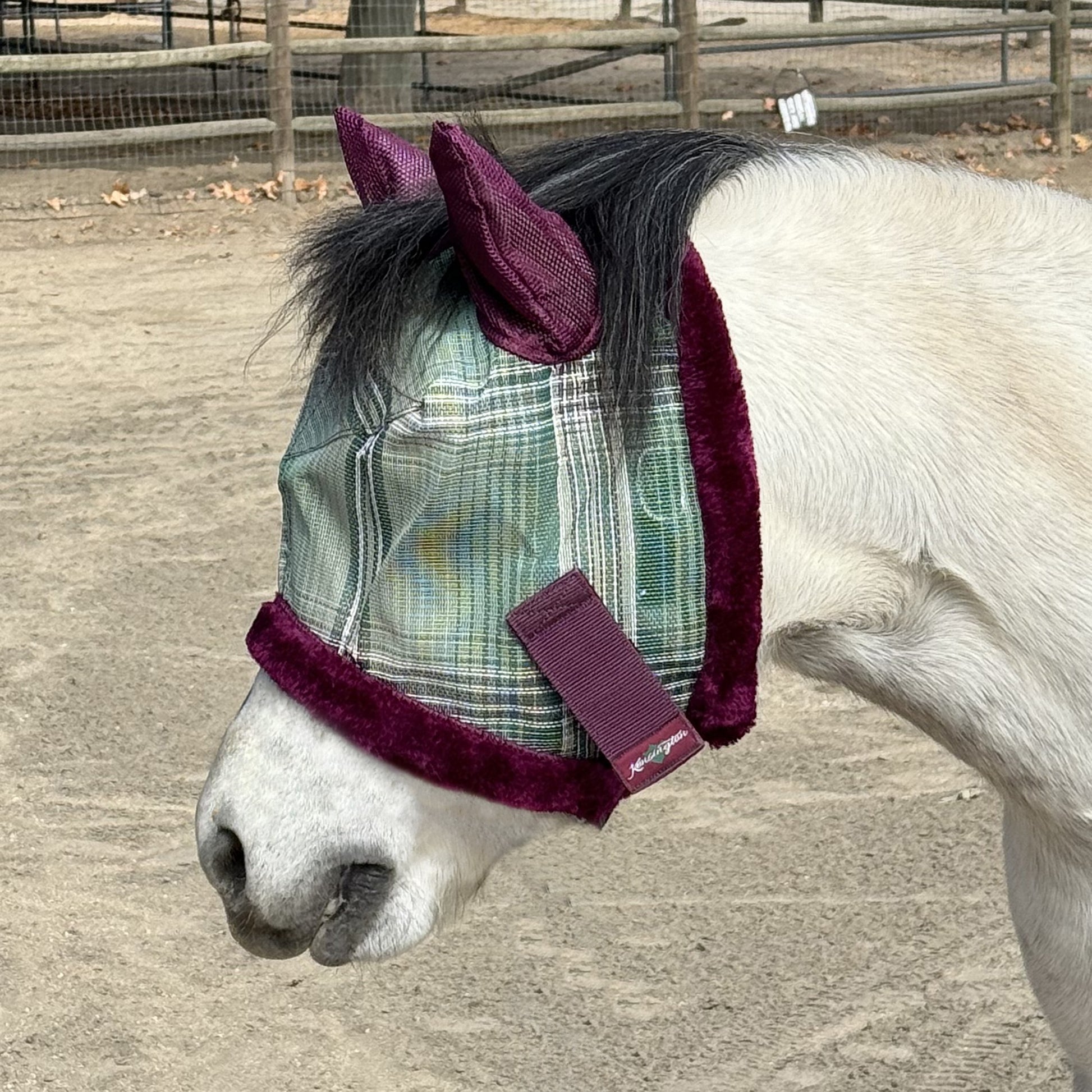 Kensington UV Mini Fly Mask with Fleece Trim & Ears