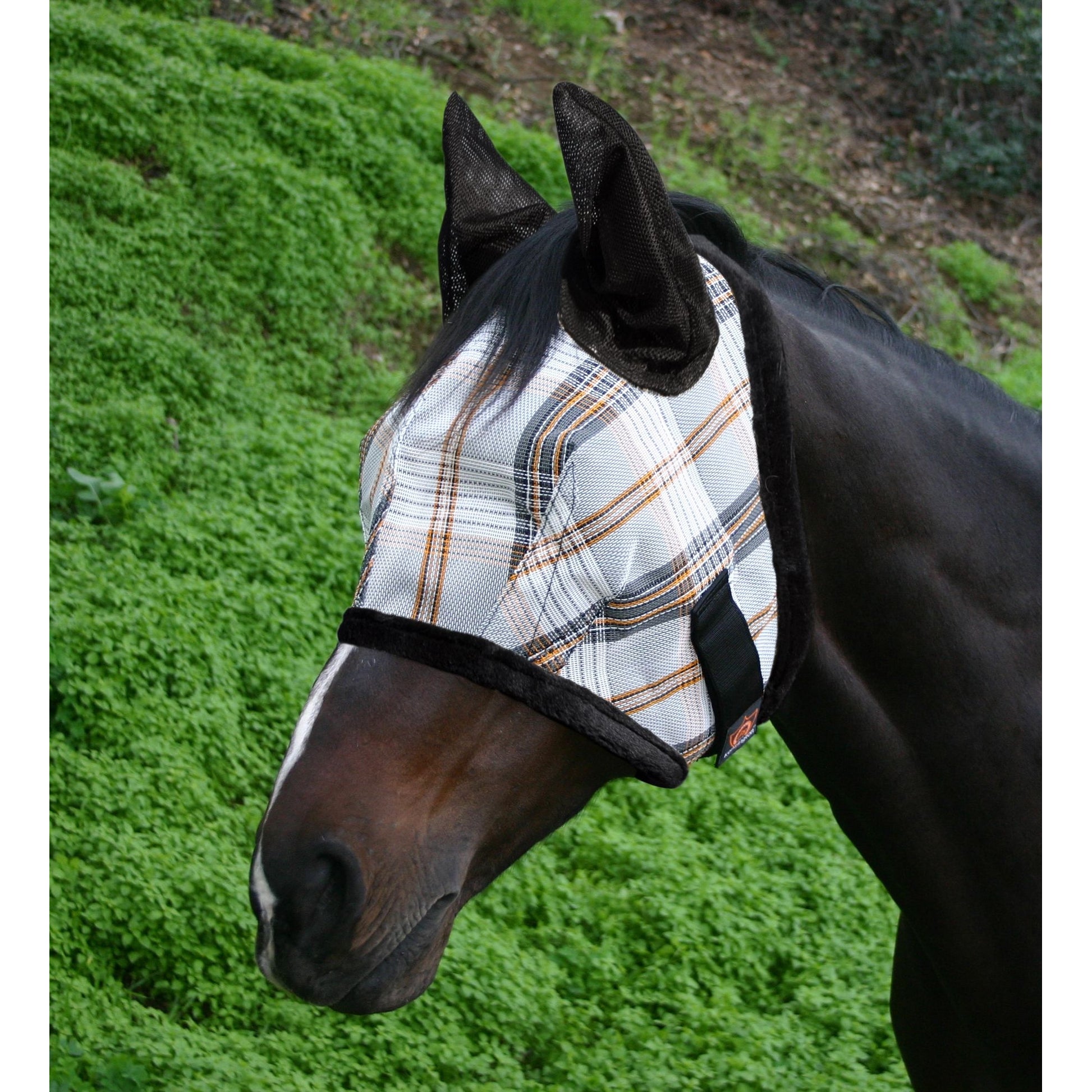 Kensington Signature Fly Mask with Plush Fleece & Ears with Forelock Hole