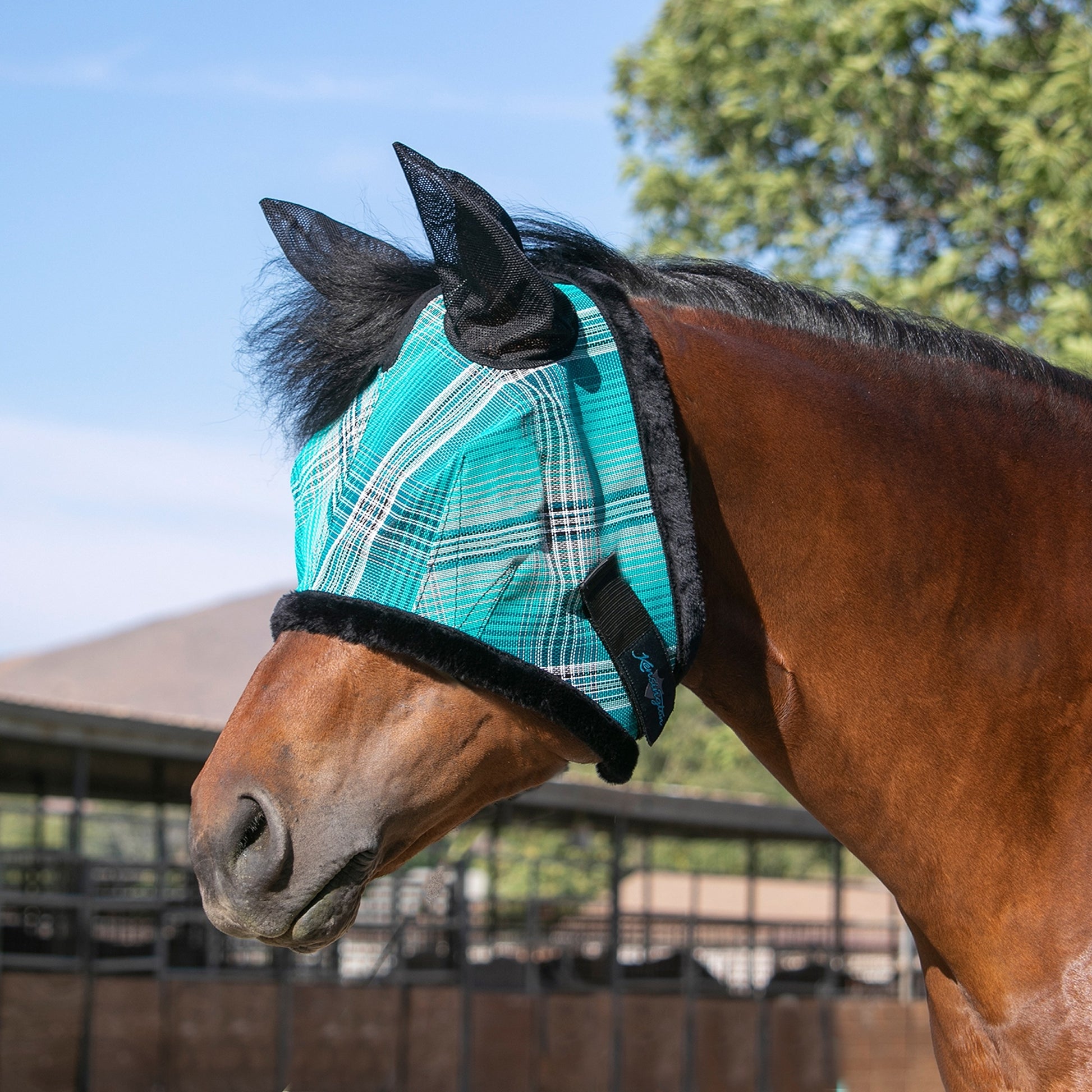 Kensington UV Fleece Fly Mask with Ears & Forelock