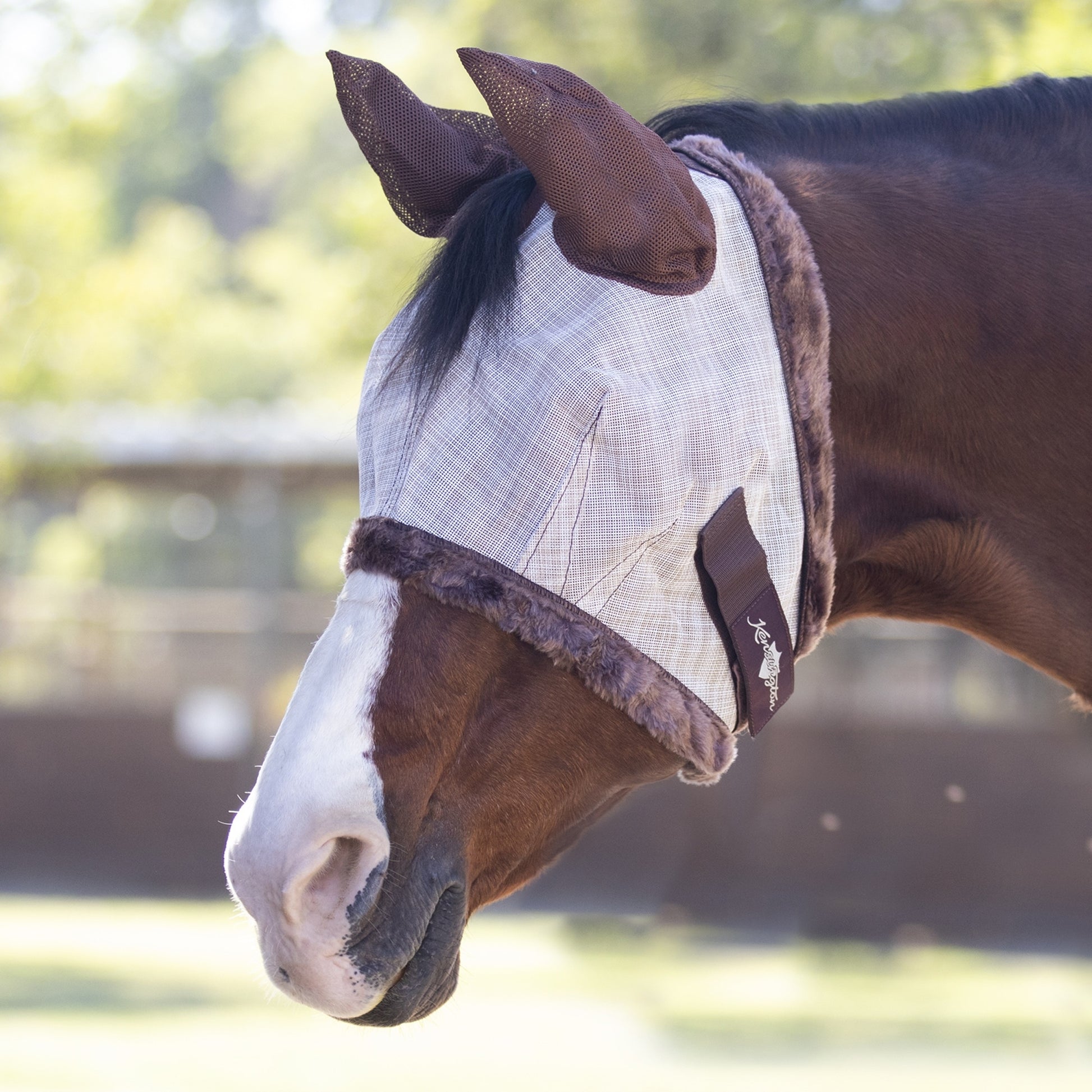 Kensington UV Fleece Fly Mask with Ears & Forelock