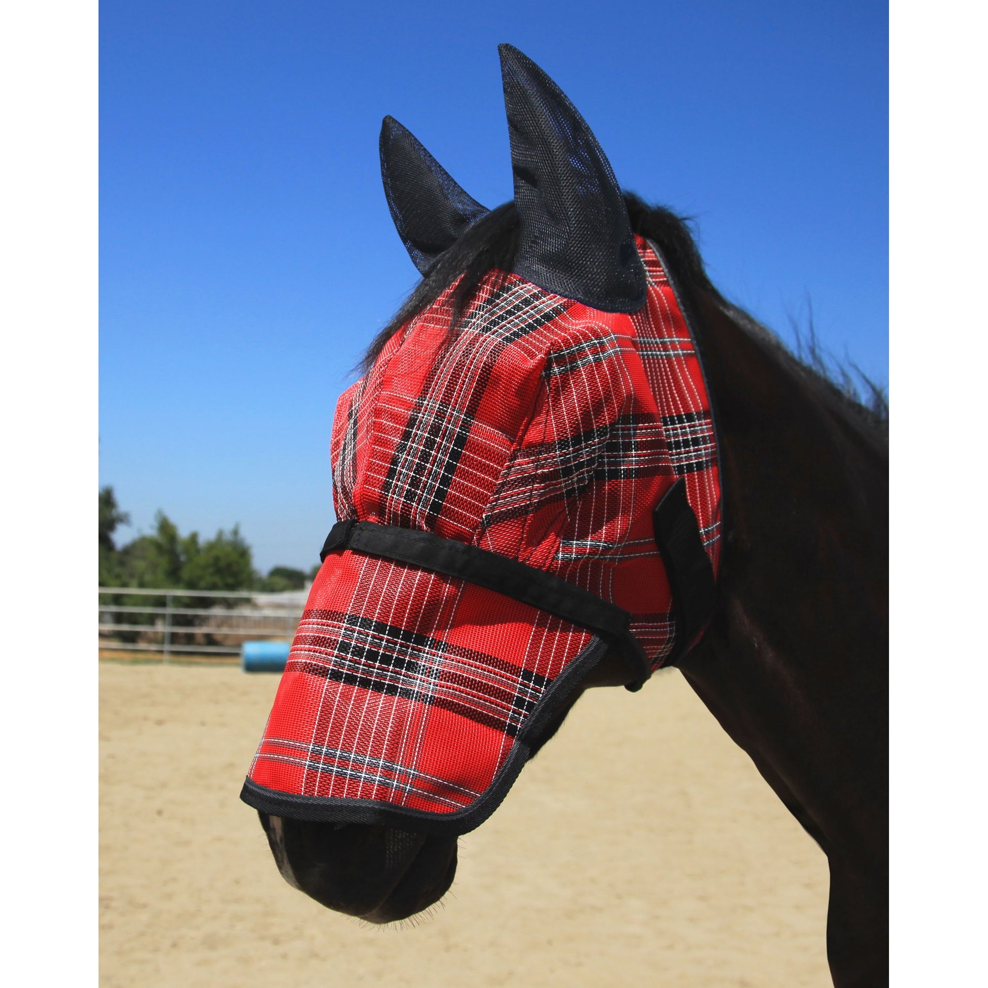 Kensington Fleece Fly Mask with Nose, Ears & Forelock