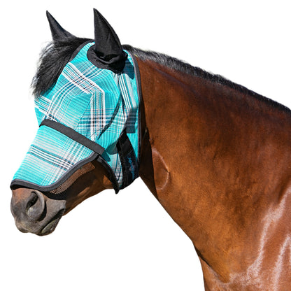Kensington Fleece Fly Mask with Nose, Dual Ears & Forelock