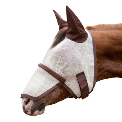 Kensington Fleece Fly Mask with Nose, Dual Ears & Forelock
