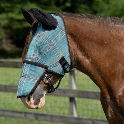 Kensington Fleece Fly Mask with Nose, Dual Ears & Forelock