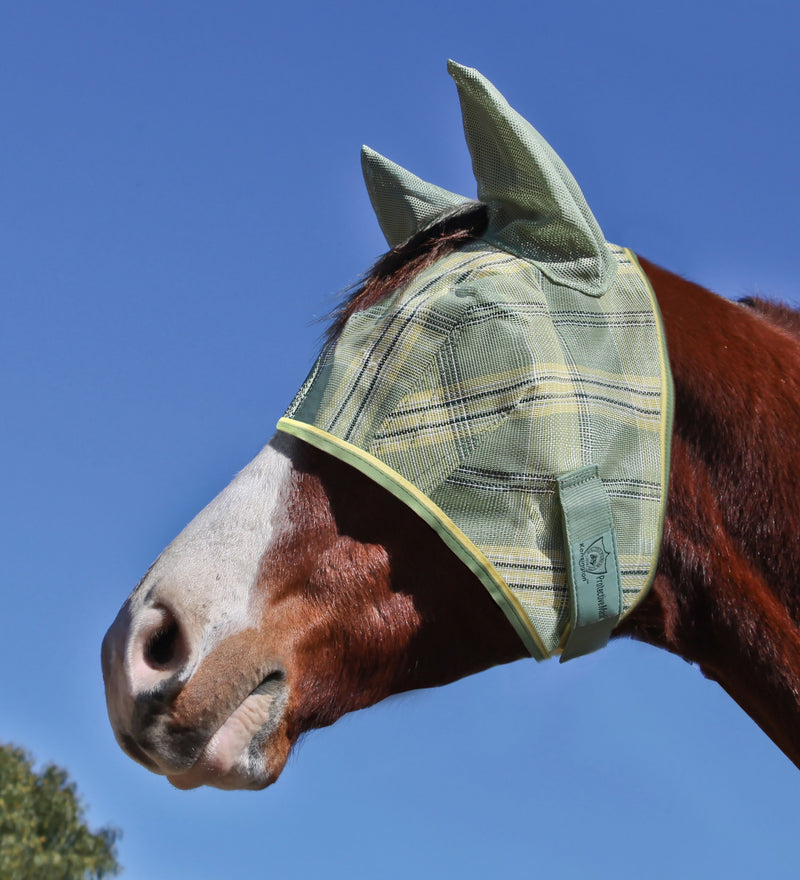 Kensington Web Trim Fly Mask with Ears & Forelock