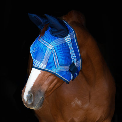 Kensington Web Trim Fly Mask with Ears & Forelock