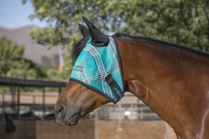 Kensington Web Trim Fly Mask with Ears & Forelock