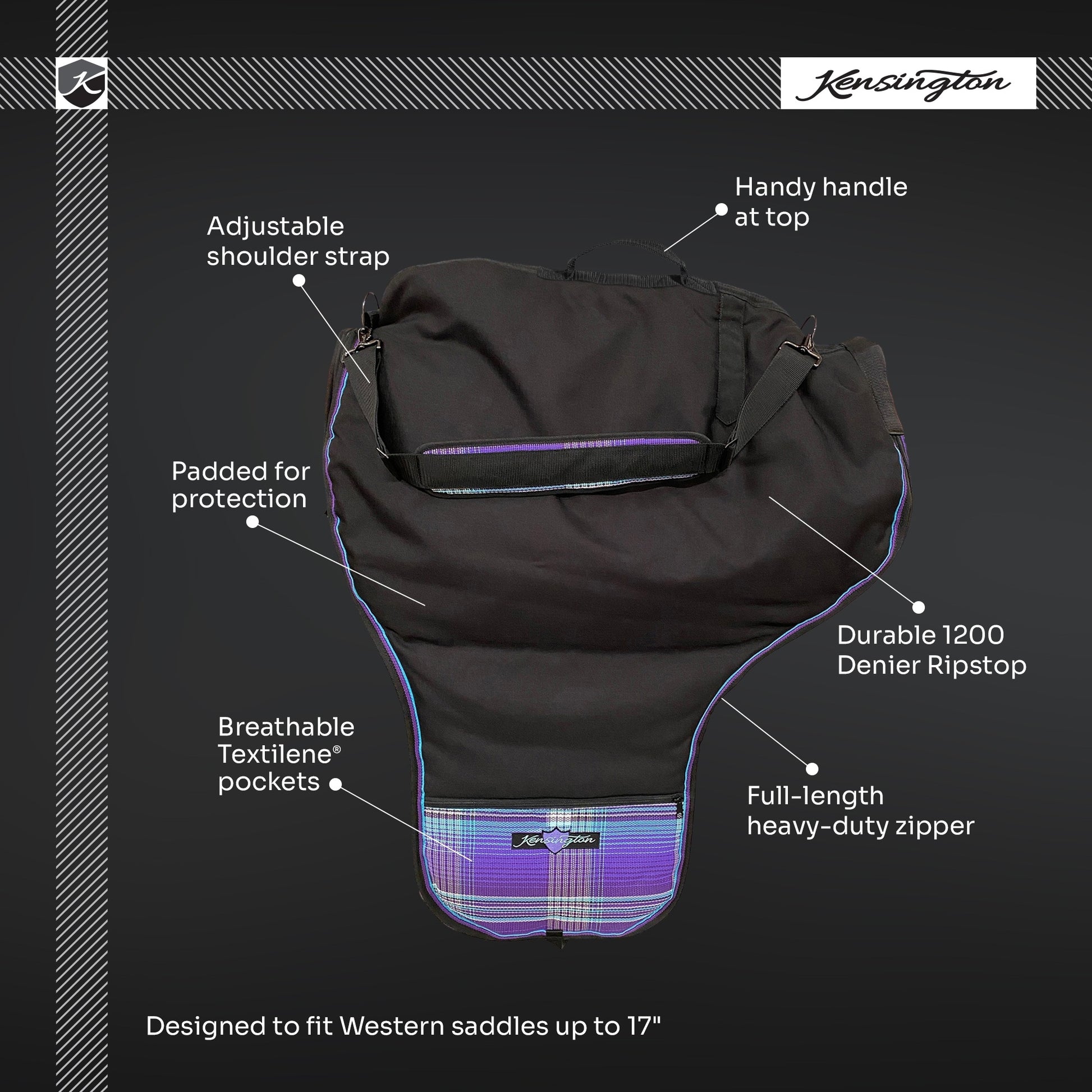 Kensington Western Saddle Carry Bag