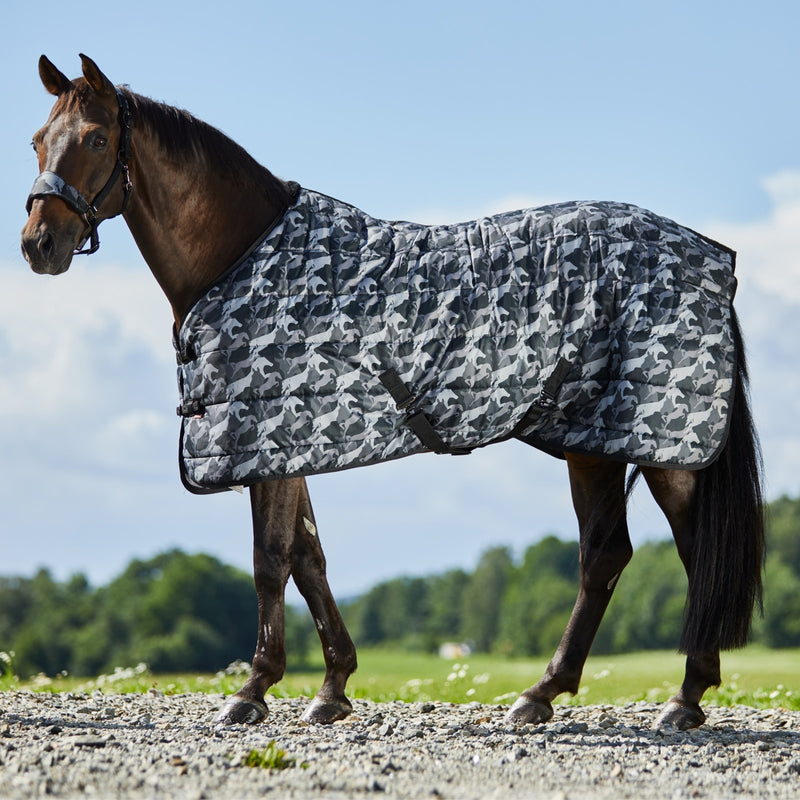Horze Medium Weight Stable Blanket with Camouflage Print 200g