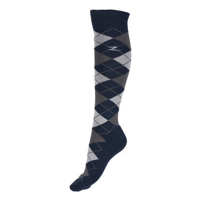 Horze Ladies Alana Checked Winter Socks