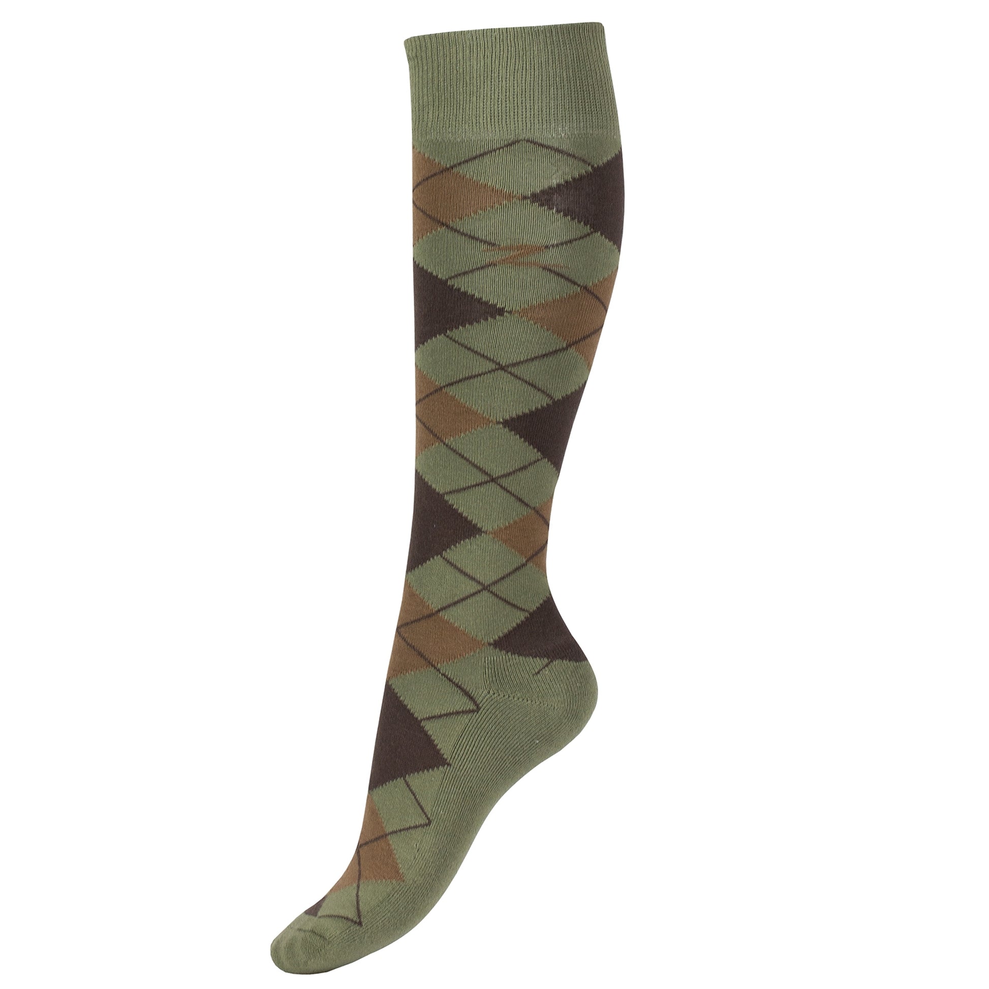 Horze Ladies Alana Checked Winter Socks