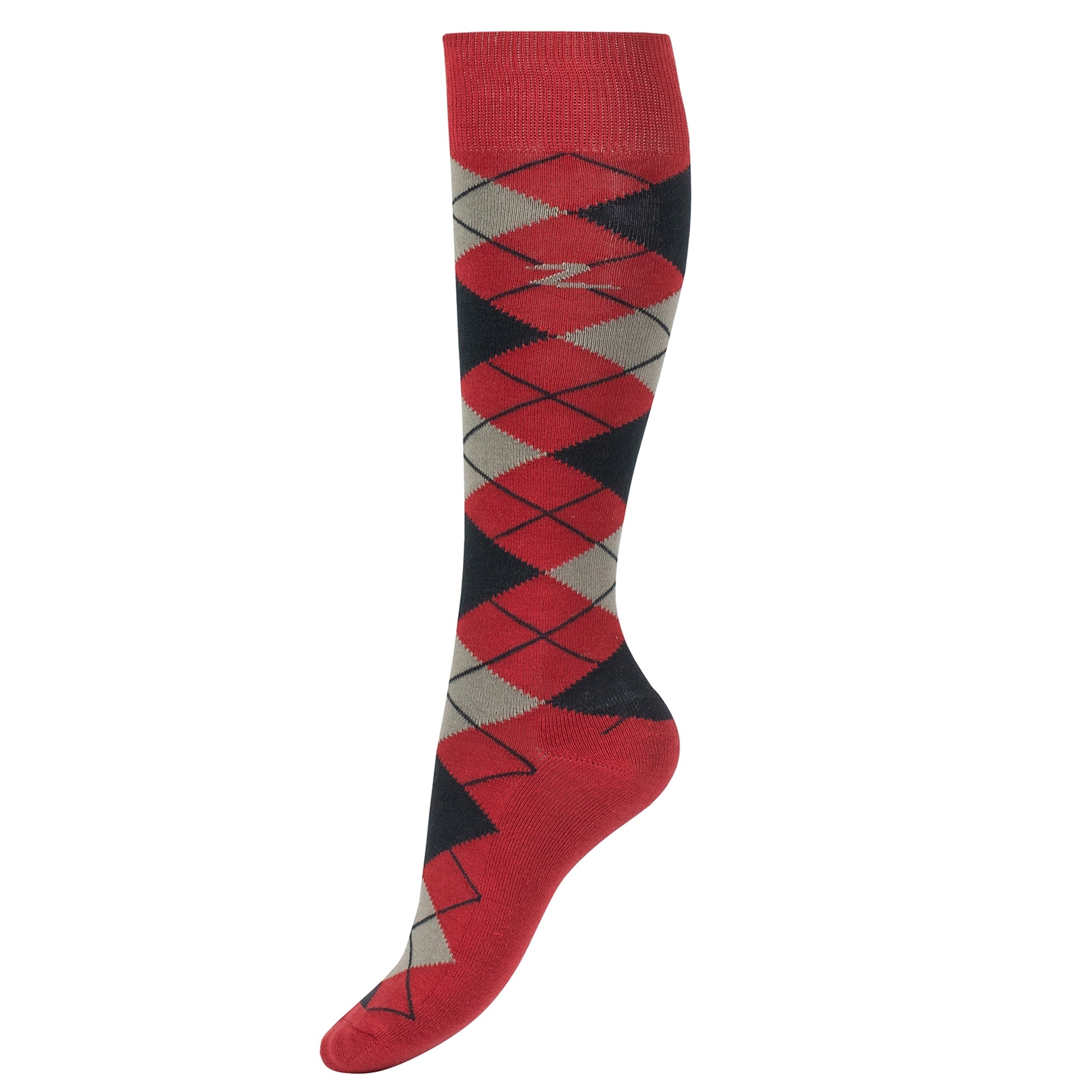 Horze Ladies Alana Checked Winter Socks