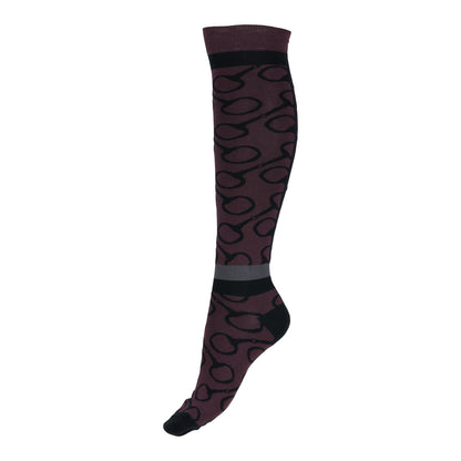 Horze Jacquard Knit Riding Knee Socks