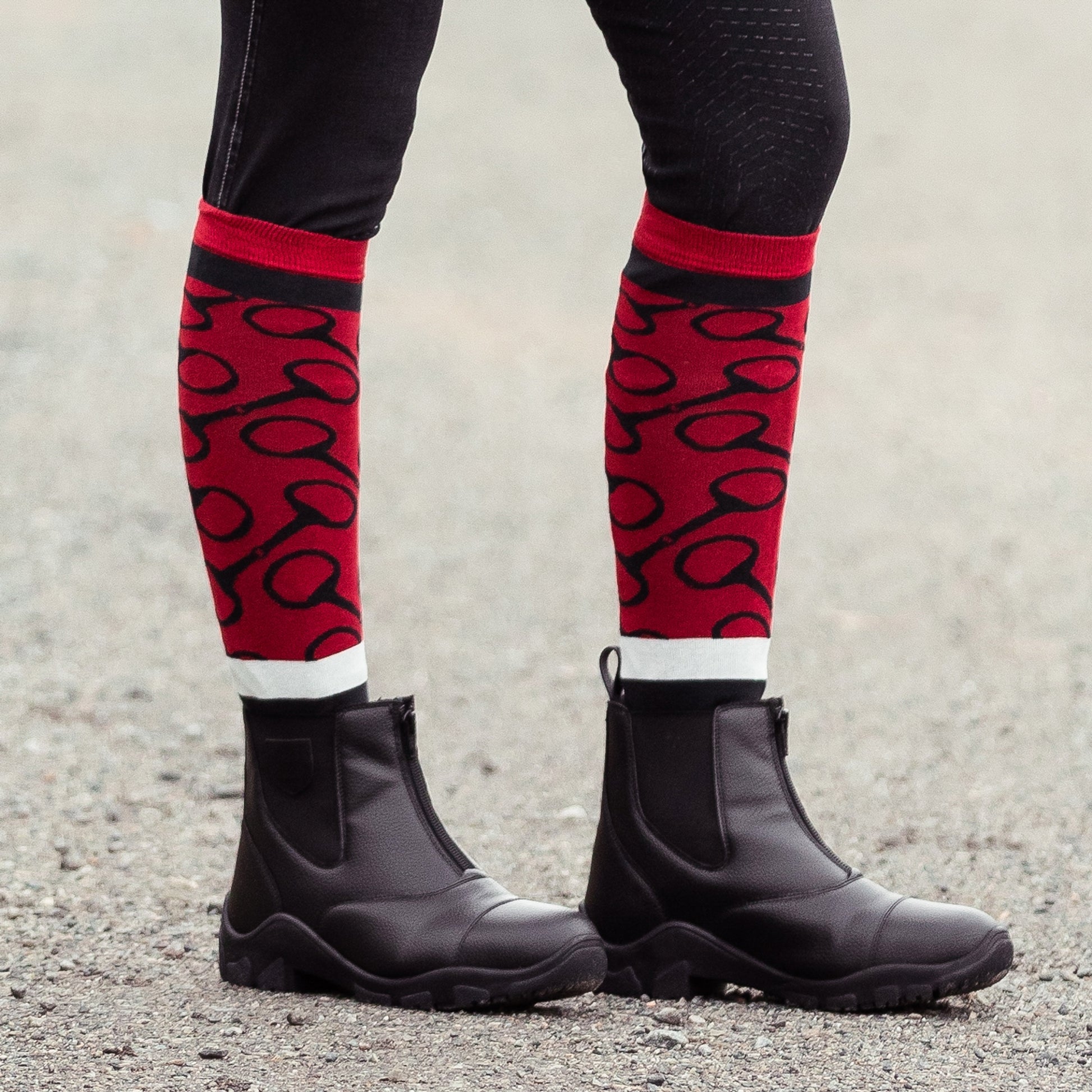 Horze Jacquard Knit Riding Knee Socks