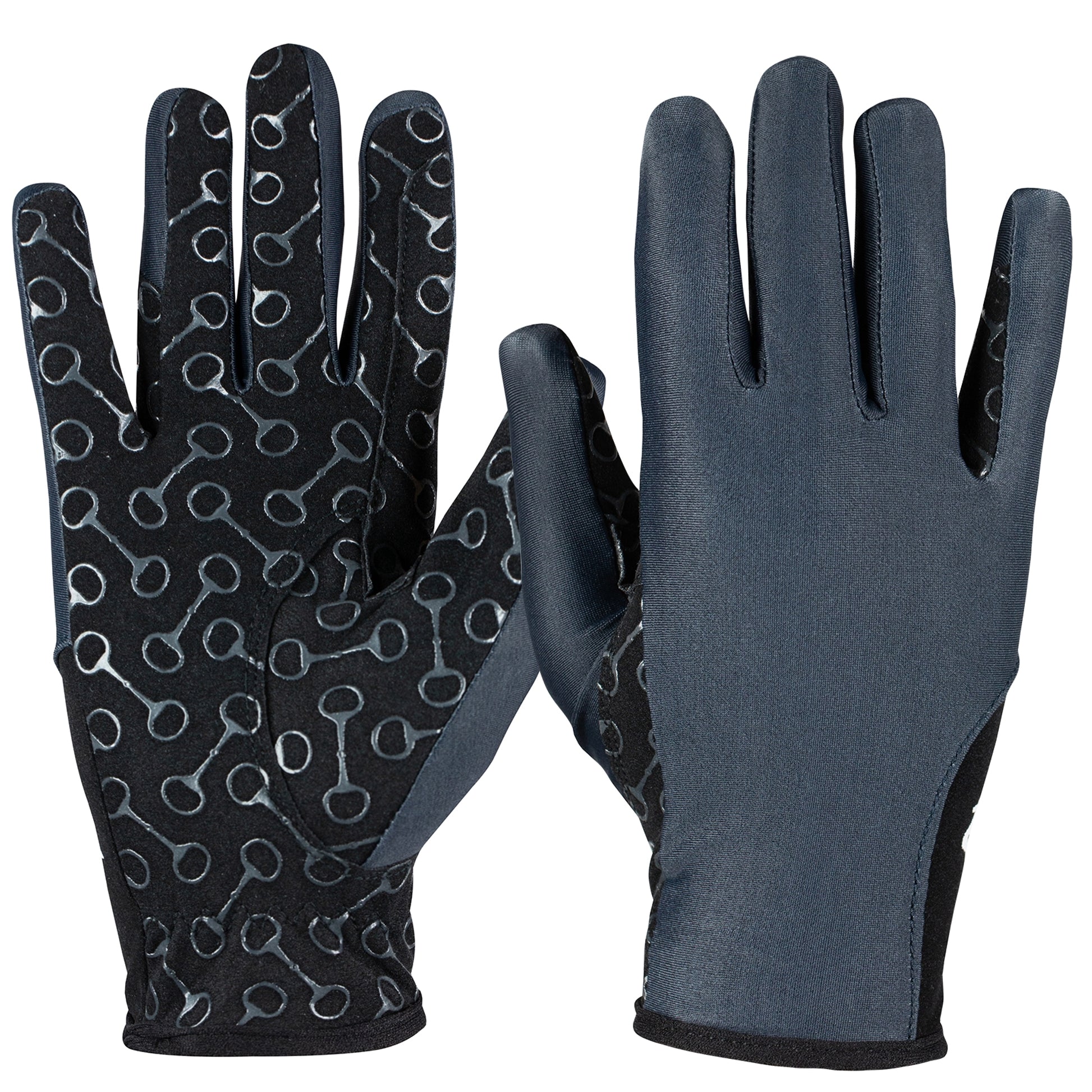 Horze Kids Riding Gloves with Silicone Palm Print