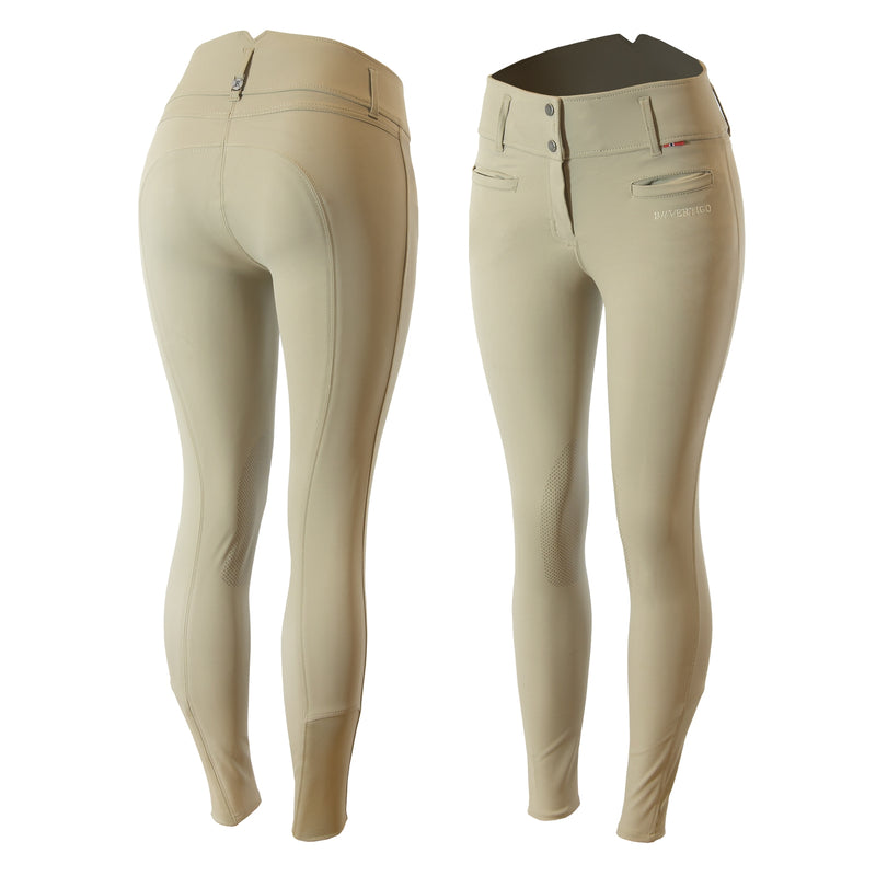 B Vertigo Tiffany Ladies High Waist Silicone Knee Patch Breeches