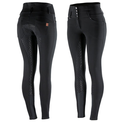 Horze Ladies Tara High Waist Silicone Full Seat Breeches