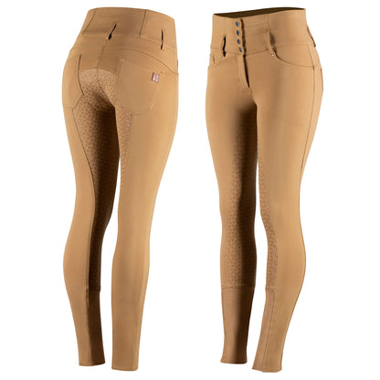 Horze Ladies Tara High Waist Silicone Full Seat Breeches