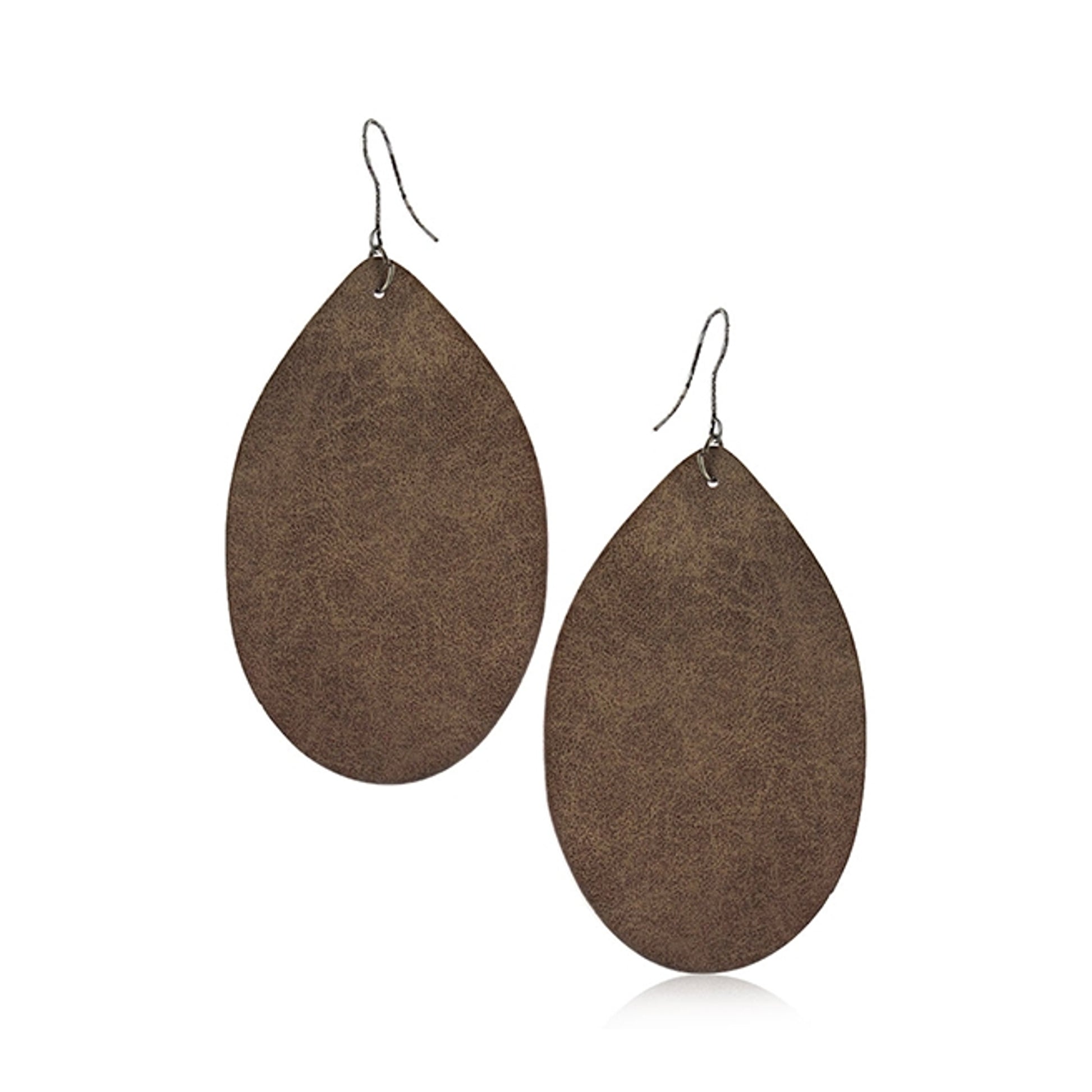Montana Silversmiths Ladies Leather Floating Lily Pad Attitude Earrings