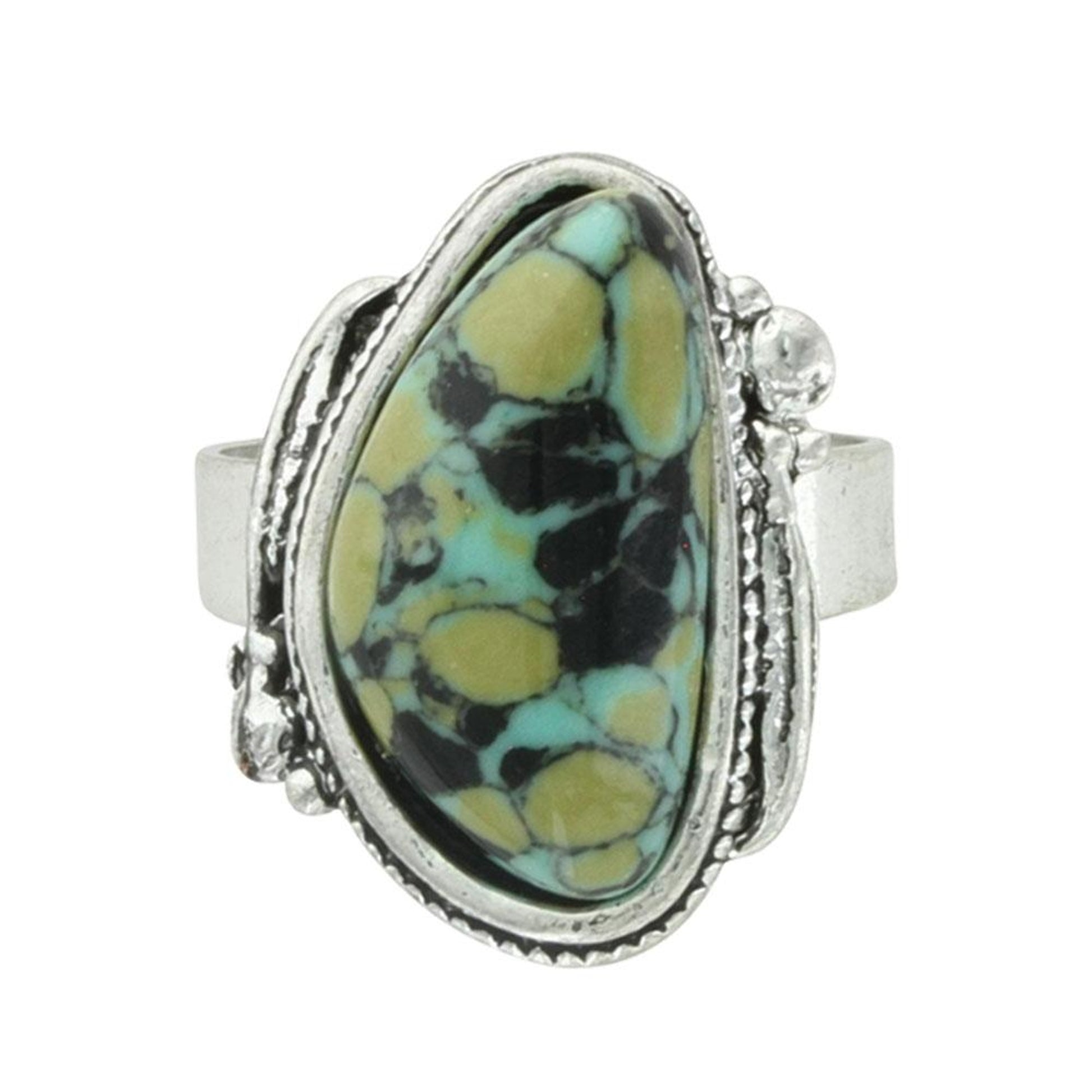 Montana Silversmiths Ladies Wild Oblong Ring