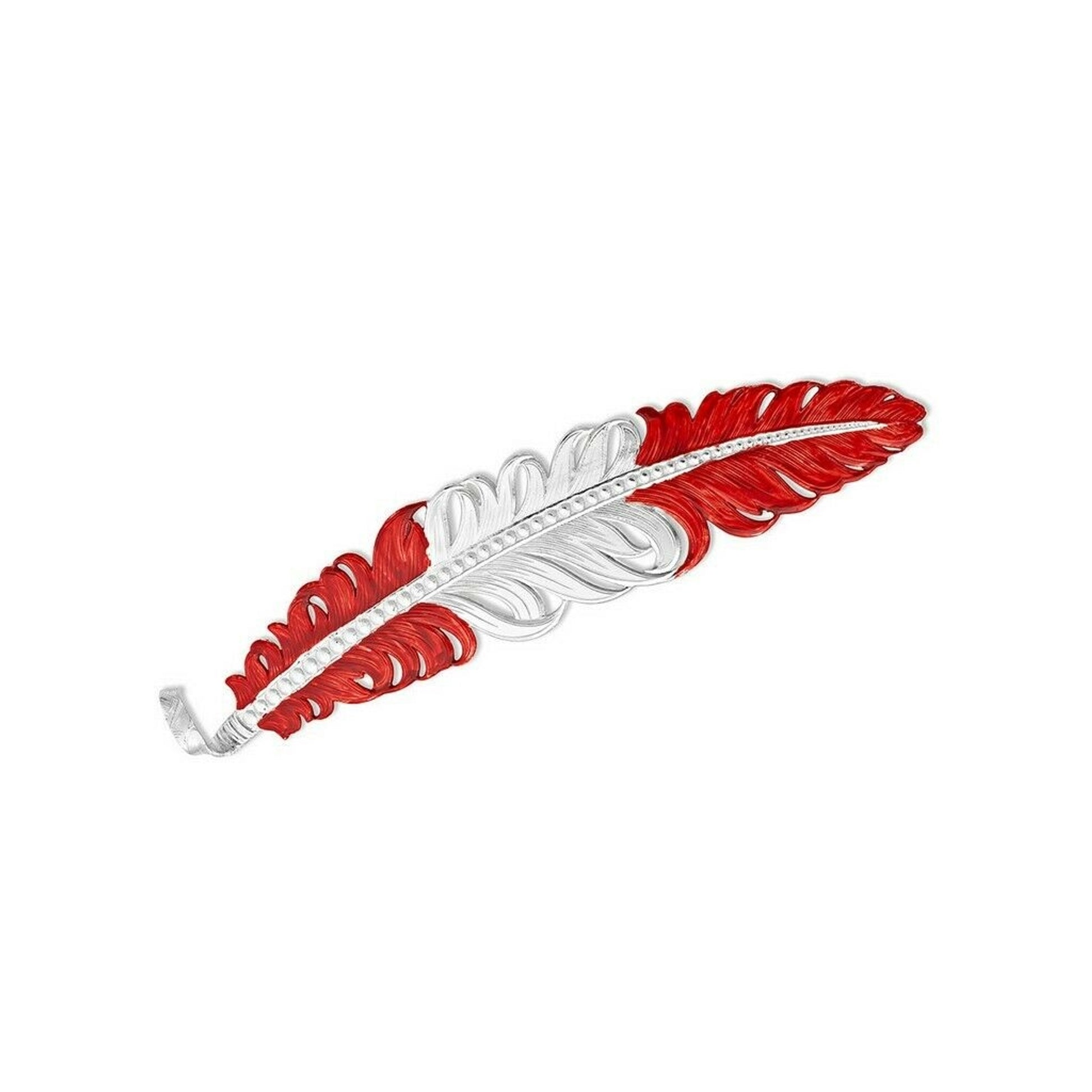 Montana Silversmiths Hand Painted Canadian Hat Feather