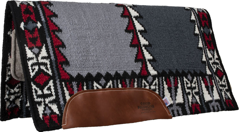 Mustang No Fear Saddle Pad with Tan Wool Felt Bottom