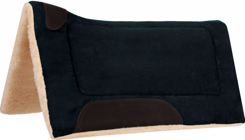 Mustang Faux Suede Contoured Pad with Fleece Bottom